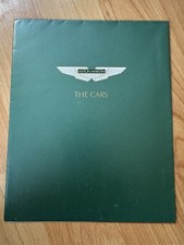 Aston Martin Range Brochure Poster V8 Vantage Le Mans DB7 Vantage V8 Volante 