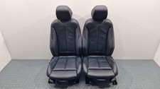 BMW 3 4 SERIES F30 F31 F36 MSPORT  FRONT LEFT RIGHT HEATED SEATS IN BLACK PAIR
