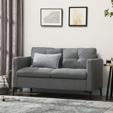 Two Seater Grey Sofa with