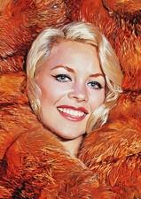 Carroll Baker Unique Oils Illustration 03 (A4 Size-210 x 297mm-8.5" x 11.75")