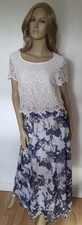Stunning Maxi Occasion Dress By Joanna Hope Size 12 NWOT Floaty Bottom Lacy Top