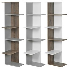 Wooden modern corner - modern, bookcase