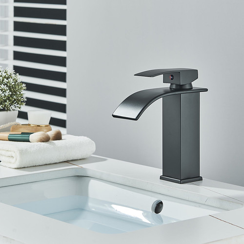 Waterfall bathroom taps modern - waterfall,