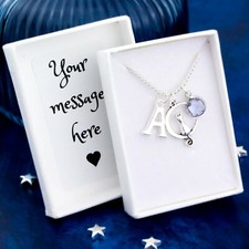 Cat And Moon Necklace