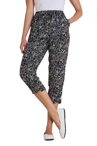 Ladies viscose crop print - ladies,