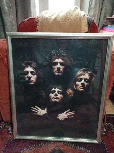 Queen framed picture bohemian - framed,