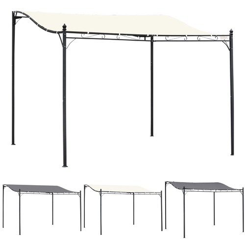 Outsunny steel outdoor pergola - steel,