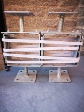 Heavy Duty Galvanised Pergola Bolt Down  Post Support Base ADJUSTABLE 60-200mm