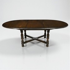 Ercol Extending Dining Table D End Seats 10 Model 705 Solid Elm FREE UK Delivery