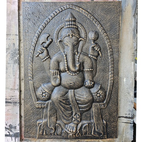 Large ganpati iron frame - iron,
