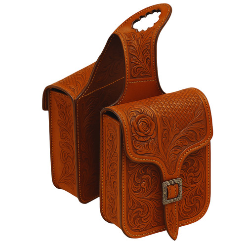Horse saddle bag leather - horse,