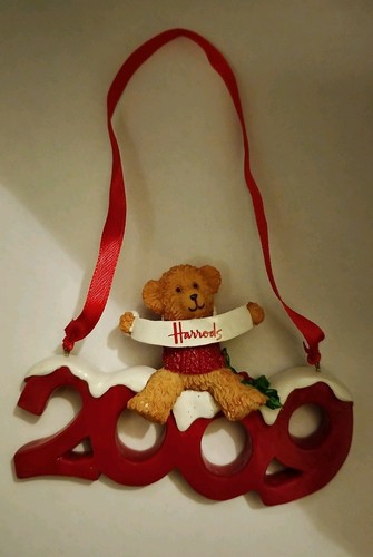 Harrods resin teddy - harrods,
