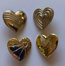 The Variety Club Gold Heart Collectible Badge - Set of 4.