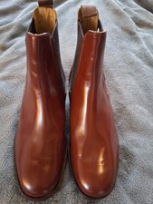 Sanders brown polished chelsea - sanders,