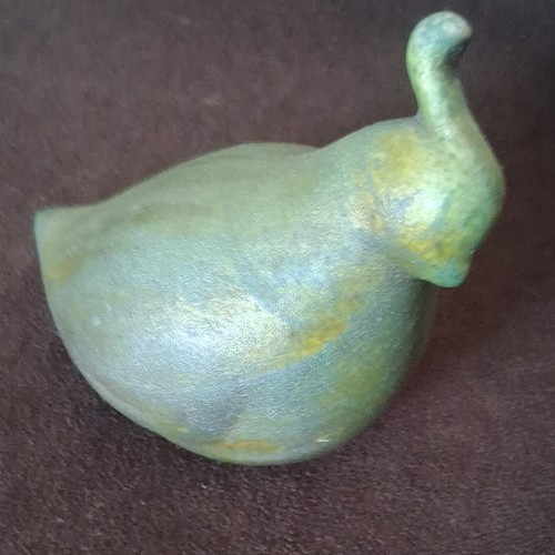 Raku quail jeremy diller - 4"raku,