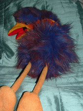 VINTAGE EMU HAND PUPPET 28"