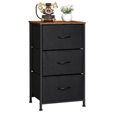 Nightstand with 3 Fabric