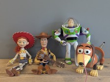 Toy Story Collectible Figures Bundle Woody, Jessie, Buzz, Slinky