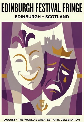 Travel poster edinburgh - travel,
