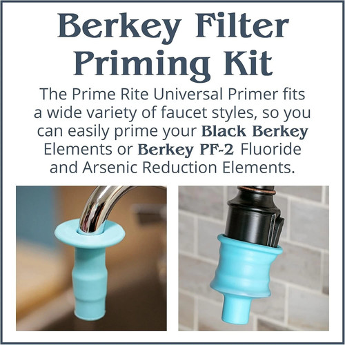 Berkey water filter priming - berkey,
