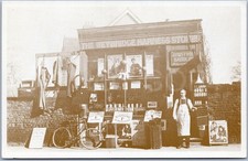 Vintage Postcard Weybridge Harness Stores Saddlery Shop England