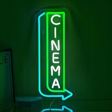 Cinema Neon Sign Dimmable