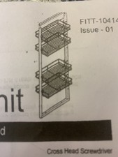 3/4 Pull Out Larder Unit 600mm