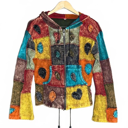 Patchwork pixie hoodie - patchwork,
