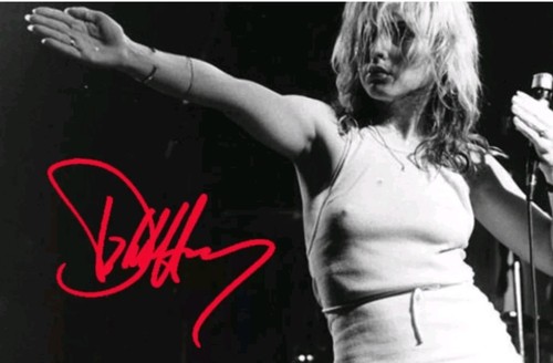Debbie harry blondie signed - harry,