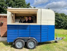 A 1971 Vintage Horse Box Trailer Catering outdoor van