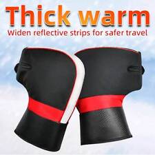 2x Motorcycle Scooter Grip Handlebar Gloves Warm Hand Muffs Mitts Handle Cover