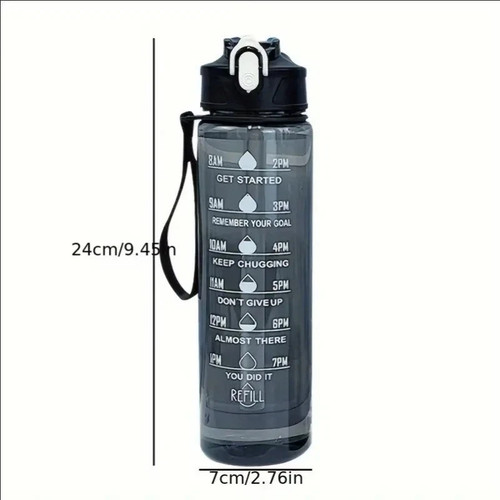 Sports water bottle gym travel - water,