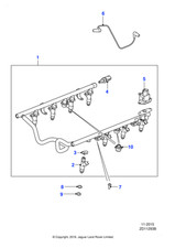 Jaguar Genuine Fuel Injector