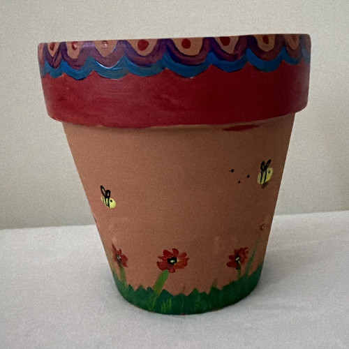 Hand painted small round - small,