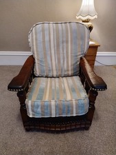 Victorian Solid Carved Oak &