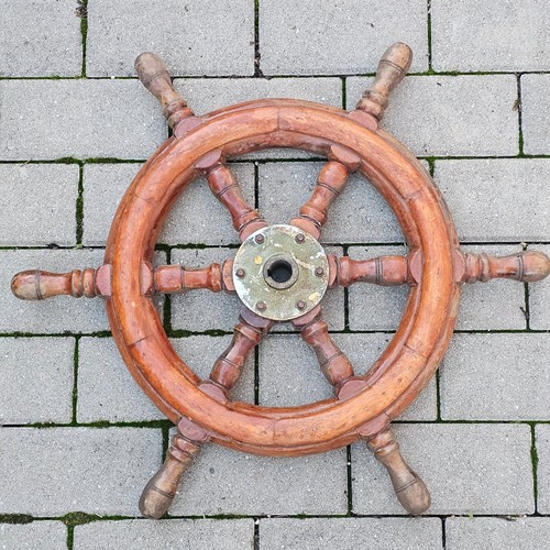 New antique wooden ship - new,