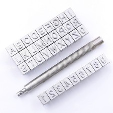 37Pcs 6MM Number Letter Metal