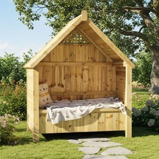 Beehive wooden garden arbour - wooden,