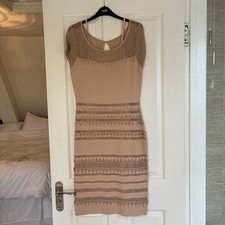 PHASE EIGHT NUDE *BEADED*DRESS