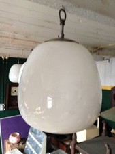 3  Opaline glass shades