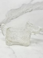 Vintage Glass Scottie Dog