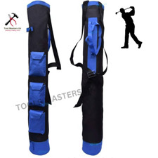 Versatile Lightweight 35" Double Straps Foldable Golf Carry Bag with 3 Pockets