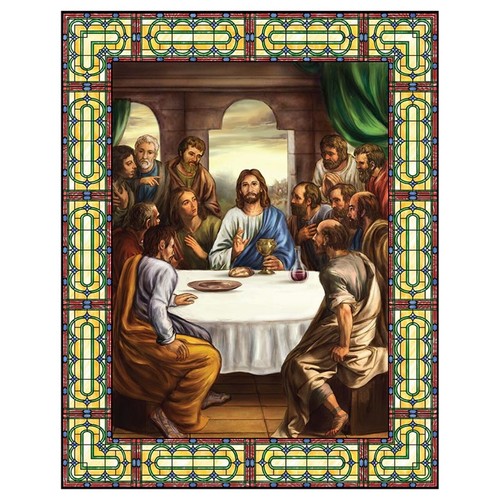 Last supper stained - supper, glass