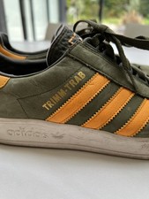 Vintage Adidas Trimm- Trabb green trainers from 2000s - UK size 8 Free postage
