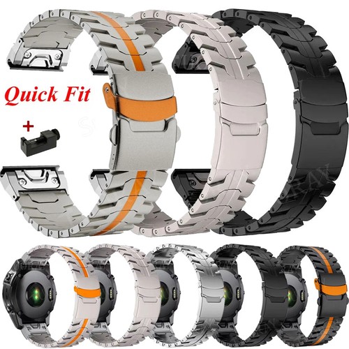 Titanium band for garmin watch - garmin,