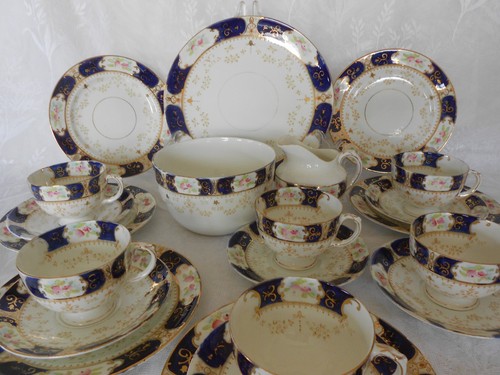 Antique vintage diamond china - antique,