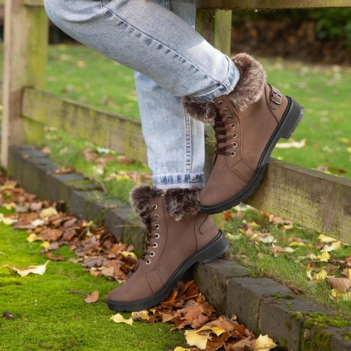 Lilley womens boots - boots, brown