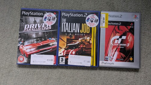 Ps2 action racing games bundle - ps2,