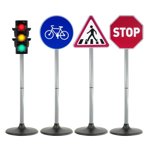 Kids road safety - road, signs