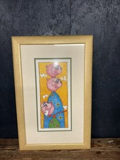 John James Limited Print “Pigs Might Fly”Cartoon Pigs Framed And Mounted